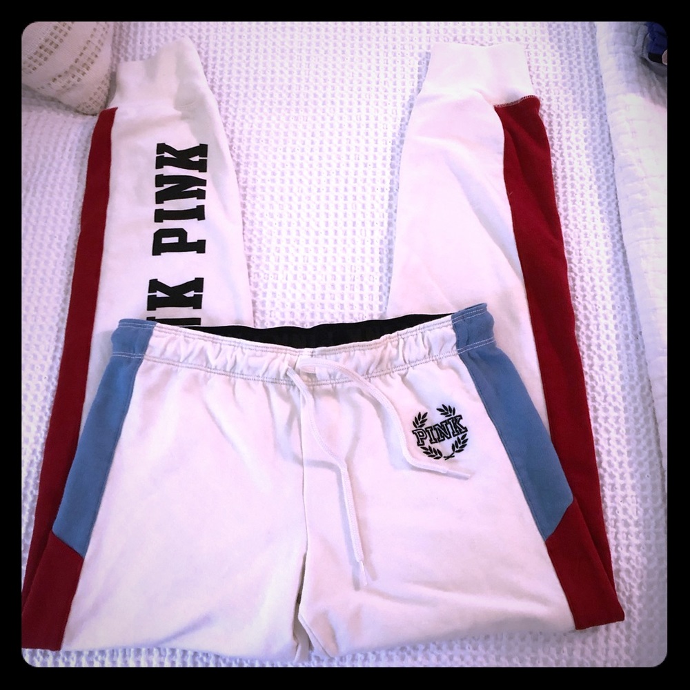 PINK CROP SWEATPANTS - Like New!
